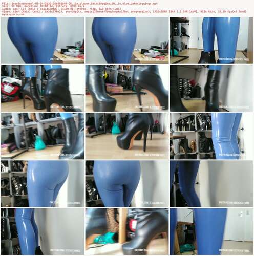 Jessicaskyheel - 01 04 2020 206885684 - De In Blauer Latexleggins En In Blue Latexleggings 1080p - Preview