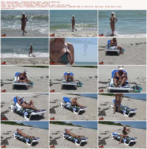 Sally Dangelo - Paparazzi Beach Voyeur  Sally D'angelo 720p - Preview