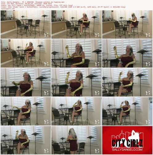 Sally Dangelo - Pt 1 SMOKING  Stepmom catches me Fapping 480p - Preview