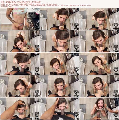 TheRealBigTre - Luna Lovely Gives Kitchen BJ 1440p - Preview