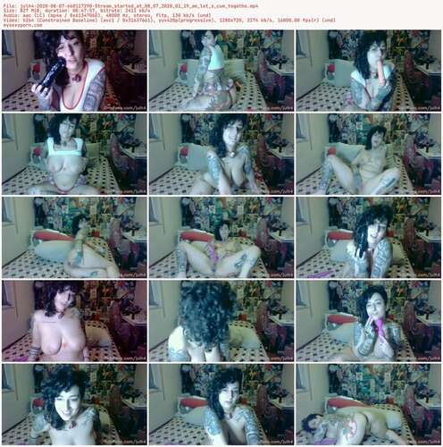Julh4 - 2020 08 07 660117290 - Stream Started At 08 07 2020 01 19 Am Let S Cum Togethe 720p - Preview