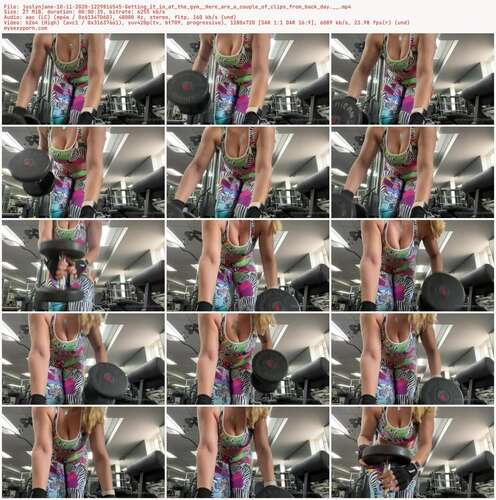 Joslynjane - 10 11 2020 1229816545 - Getting It In At The Gym Here Are A Couple Of Clips From Back Day. 720p - Preview