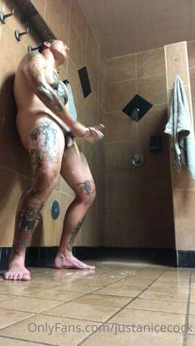 Justanicecock – 06 08 2021 2184687618 – Stroking In The Gym Showers Do You Think Anyone Saw Me Used The Soap To Use B 1920p - Cover