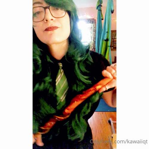 Kawaiiqt – 30 07 2020 613835347 – Special Snake Peek At My Upcumming Fully Nude Slytherslut Set 1080p - Cover