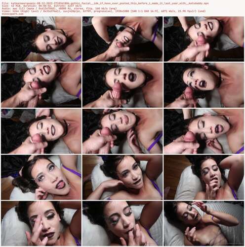 Katkarmaorgasmic - 08 12 2022 2710361886 - Gothic Facial Idk If Have Ever Posted This Before I Made It Last Year With Katsdaddy 1080p - Preview