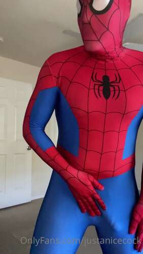 Justanicecock – 31 10 2021 2261383703 – Happy Halloween I Decided To Have Some Fun In My Spider Man Custom Be A Good Slut 1918p - Cover