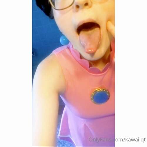 Kawaiiqt – 14 07 2020 532995869 – Bday Video Footage Mostly Slo Mo Ahegao Viper Spit And Drooling In My Birthday 1080p - Cover