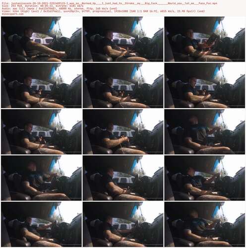 Justanicecock - 20 10 2021 2252409115 - I Was So Worked Up I Just Had To Stroke My Big Cock Would You Let Me Face Fuc 1080p - Preview