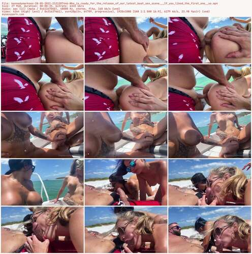 Kennedymarksen - 28 05 2021 2121287446 - Who Is Ready For The Release Of Our Latest Boat Sex Scene If You Liked The First One Yo 1080p - Preview