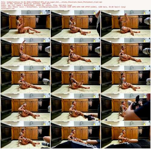 Kimberlychixxx - 24 01 2020 133786143 - Bts Of My Super Hot Sticky Chocolate Sauce Photoshoot Clip3 480p - Preview