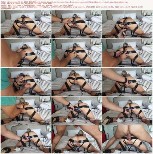 Kinkytwosum - 08 04 2020 220420354 - So Daddy Bought Me This New Toy. I Ve Never Seen Anything Like It. I Doubt You Have Either 1080p - Preview