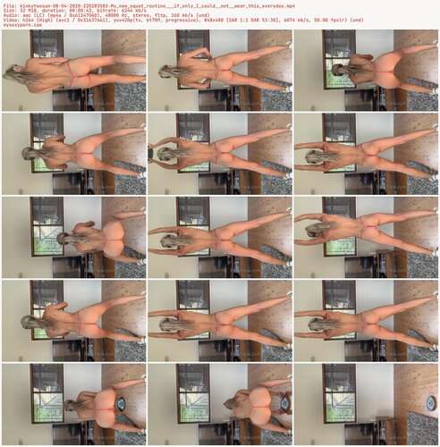 Kinkytwosum - 08 04 2020 220283583 - My New Squat Routine If Only I Could Not Wear This Everyday 480p - Preview
