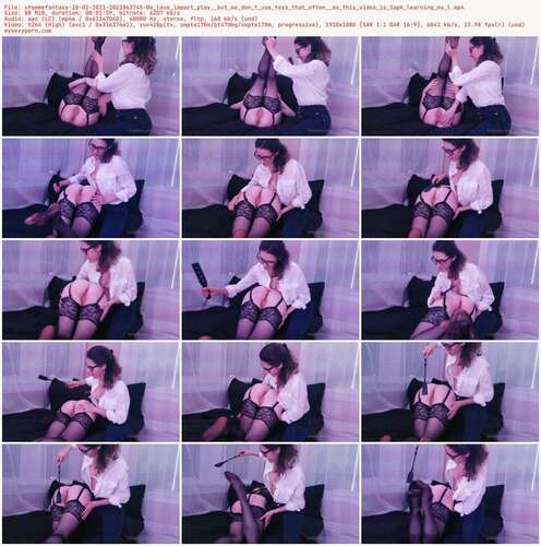 Xfemmefantasy - 20 02 2021 2023863745 - We Love Impact Play But We Don T Use Toys That Often So This Video Is Saph Learning My L 1080p - Preview