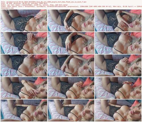 Nextdoornurs3 - 28 01 2020 20192896 - Guys We Are 1000 People Here Wow Thank You So Much F 1080p - Preview