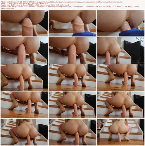 Kinkytwosum - 29 03 2022 2407743461 - I Pushed It A Little Hard On This One Yesterday My Ass Wasn T Quite Ready And You Have 1080p - Preview