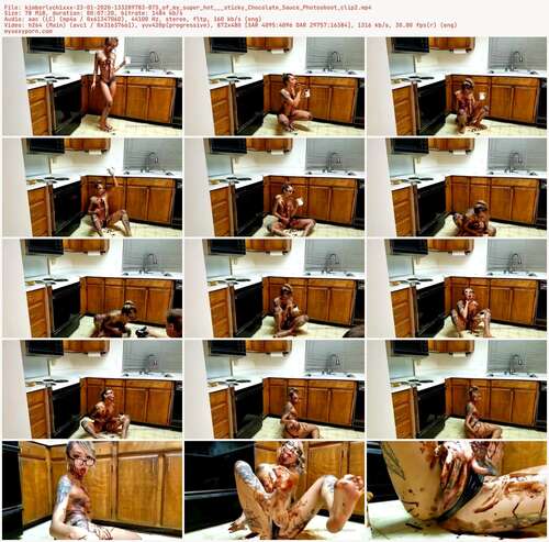 Kimberlychixxx - 23 01 2020 133289783 - Bts Of My Super Hot Sticky Chocolate Sauce Photoshoot Clip2 480p - Preview