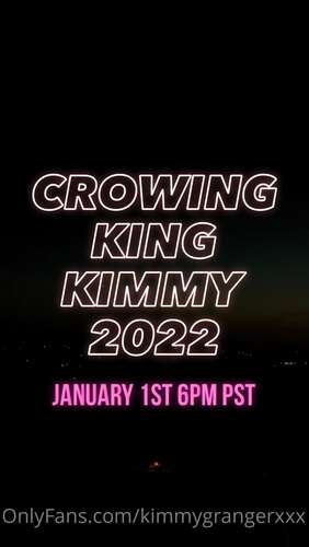 Kimmygrangerxxx – 30 12 2021 2313638966 – Are You Going To Become King Kimmy 2022 1920p - Cover