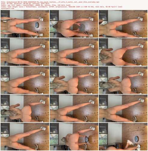 Kinkytwosum - 08 04 2020 220283569 - My New Squat Routine If Only I Could Not Wear This Everyday 480p - Preview