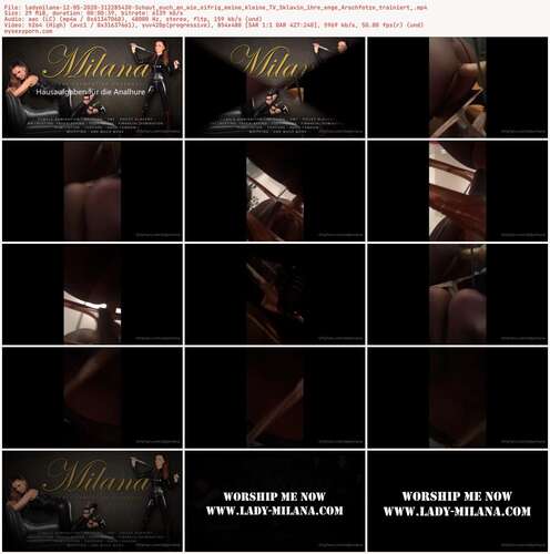Ladymilana - 12 05 2020 312285430 - Schaut Euch An Wie Eifrig Meine Kleine Tv Sklavin Ihre Enge Arschfotze Trainiert 480p - Preview