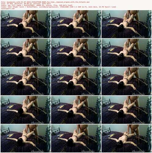 Koaskeiki Nsfw - 01 07 2023 2925497508 - Bdsm Fun Time Imposed Orgasm With The Hitachi 1080p - Preview