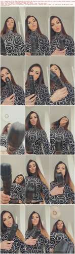 Ladymilana - 12 04 2020 228467848 - You Better Get Down On Your Knees And Start To Suck My Huge Dildo Paypig Goddess Worship Boot 640p - Preview