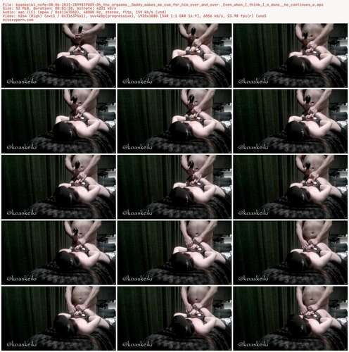 Koaskeiki Nsfw - 08 06 2023 2899839805 - Oh The Orgasms Daddy Makes Me Cum For Him Over And Over. Even When I Think I M Done He Continues W 1080p - Preview