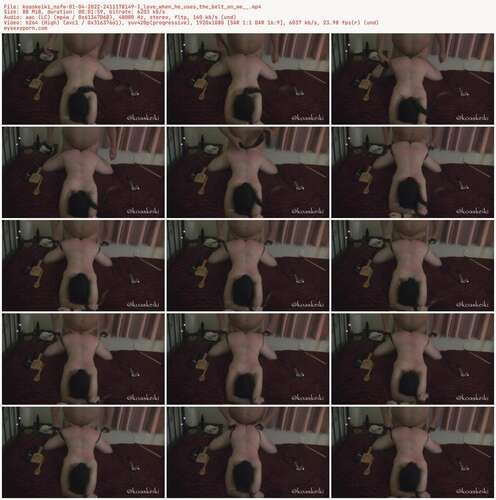 Koaskeiki Nsfw - 01 04 2022 2411178149 - I Love When He Uses The Belt On Me 1080p - Preview