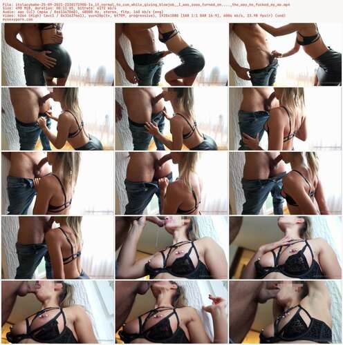 Itslacybabe - 25 09 2021 2230171900 - Is It Normal To Cum While Giving Blowjob I Was Sooo Turned On.... The Way He Fucked My Mo 1080p - Preview