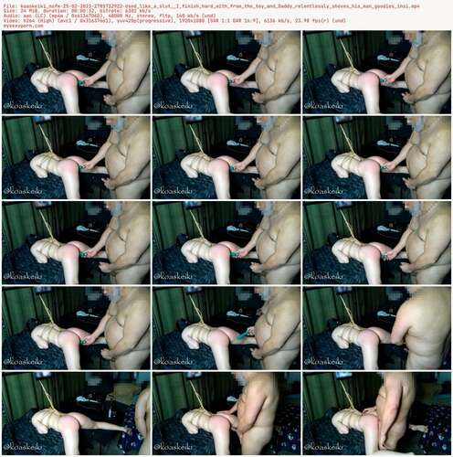 Koaskeiki Nsfw - 25 02 2023 2785732922 - Used Like A Slut I Finish Hard With From The Toy And Daddy Relentlessly Shoves His Man Goodies Insi 1080p - Preview