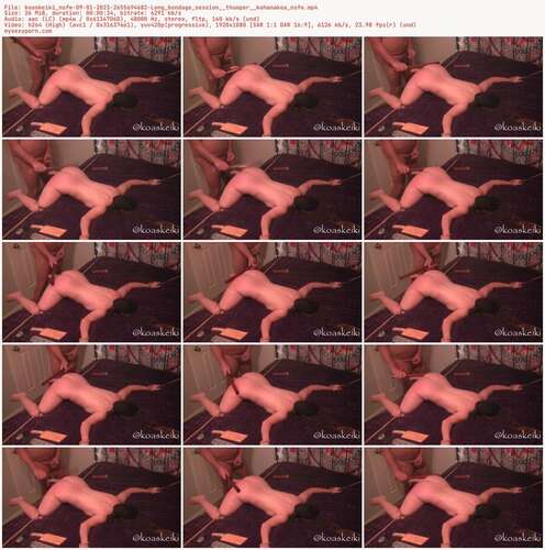 Koaskeiki Nsfw - 09 01 2023 2655694682 - Long Bondage Session Thumper Kohanakoa Nsfw 1080p - Preview