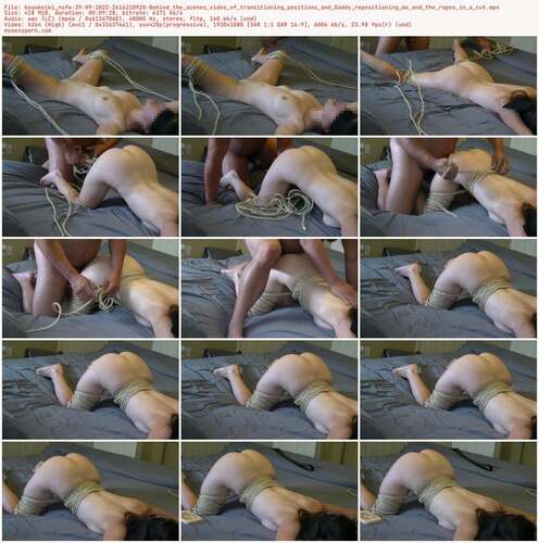 Koaskeiki Nsfw - 29 09 2022 2616210920 - Behind The Scenes Video Of Transitioning Positions And Daddy Repositioning Me And The Ropes In A Cut 1080p - Preview