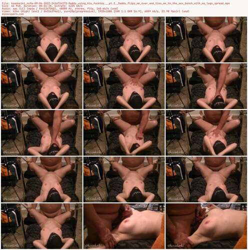 Koaskeiki Nsfw - 09 04 2022 2416724272 - Daddy Using His Fucktoy Pt.2 Daddy Flips Me Over And Ties Me To The Sex Bench With My Legs Spread 1080p - Preview