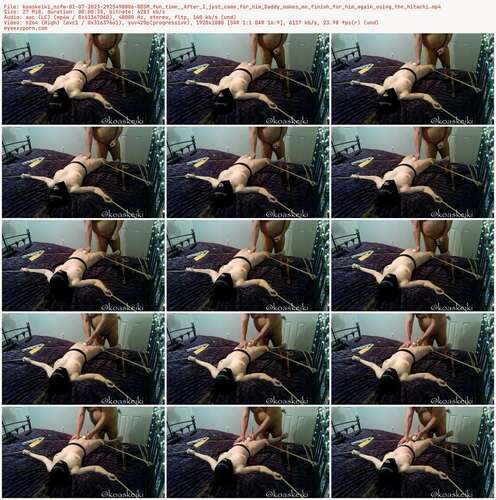 Koaskeiki Nsfw - 01 07 2023 2925498806 - Bdsm Fun Time After I Just Came For Him Daddy Makes Me Finish For Him Again Using The Hitachi 1080p - Preview
