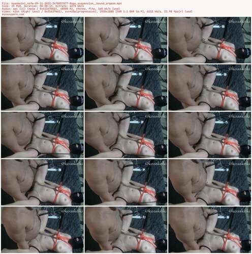 Koaskeiki Nsfw - 09 11 2022 2670057077 - Rope Suspension Bound Orgasm 1080p - Preview
