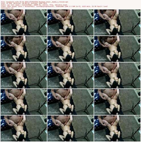 Koaskeiki Nsfw - 22 01 2023 2749524556 - Bondage Chair Daddy S Finish 1080p - Preview