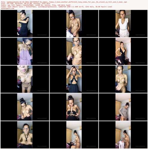 Ladyboyshasha - 01 02 2021 2017209547 - Hi Babes Today I Have Another Different Long Video For You. My Closet So Full And I Need 720p - Preview