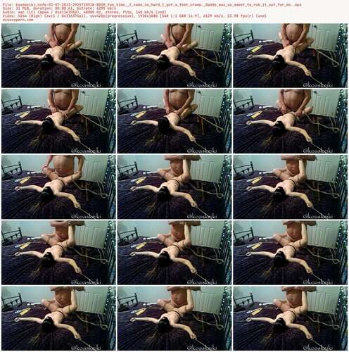 Koaskeiki Nsfw - 02 07 2023 2925720918 - Bdsm Fun Time I Came So Hard I Got A Foot Cr&. Daddy Was So Sweet To Rub It Out For Me. 1080p - Preview
