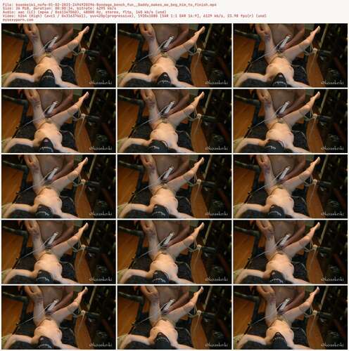 Koaskeiki Nsfw - 01 02 2023 2494920296 - Bondage Bench Fun Daddy Makes Me Beg Him To Finish 1080p - Preview