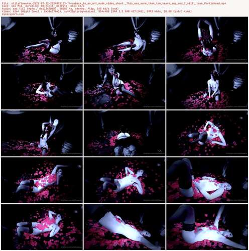 Xlilyflowersx - 2022 07 22 2524892153 - Throwback To An Art Nude Video Shoot. This Was More Than Ten Years Ago And I Still Love Portishead 480p - Preview