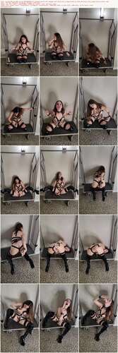 Xlilyflowersx - 2021 11 22 2279680558 - All Chained Up On The Luggage Cart With Only A Huge Dildo To Suck And Fuck Like A Good Little Slave. 1920p - Preview