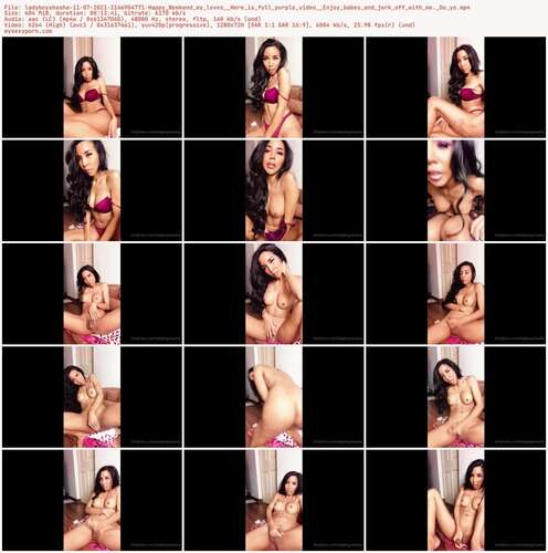 Ladyboyshasha - 11 07 2021 2146904771 - Happy Weekend My Loves Here Is Full Purple Video Enjoy Babes And Jerk Off With Me. Do Yo 720p - Preview