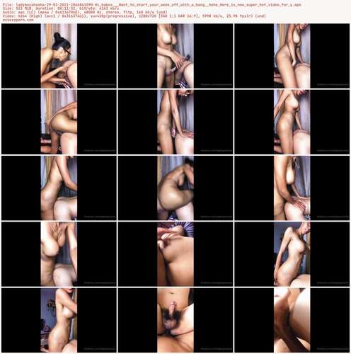 Ladyboyshasha - 29 03 2021 2066861090 - Hi Babes Want To Start Your Week Off With A Bang Hehe Here Is New Super Hot Video For Y 720p - Preview