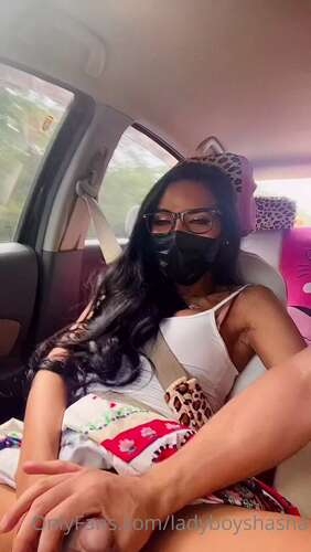 Ladyboyshasha – 18 06 2022 2492415315 – Stuck In Traffic 2 Service By My Driver 1920p - Cover