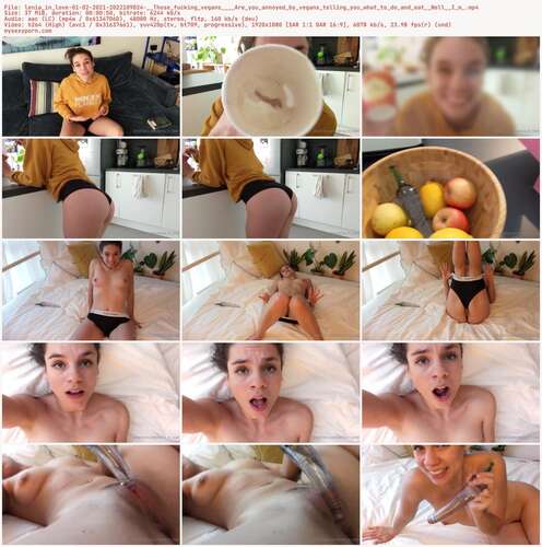 Lenia In Love - 01 02 2021 2022109024 - Those Fucking Vegans Are You Annoyed By Vegans Telling You What To Do And Eat Well I M 1080p - Preview