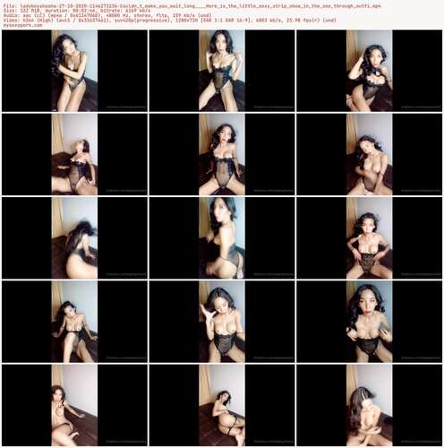 Ladyboyshasha - 27 10 2020 1146273236 - Couldn T Make You Wait Long Here Is The Little Sexy Strip Show In The See Through Outfi 720p - Preview