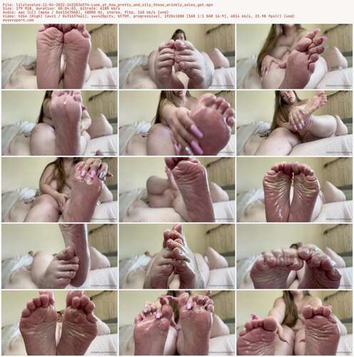 Lilyloveles - 11 04 2022 2422036574 - Look At How Pretty And Oily Those Wrinkly Soles Get 1080p - Preview