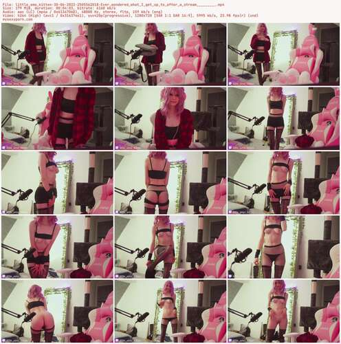 Little Emo Kitten - 30 06 2022 2505562018 - Ever Wondered What I Get Up To After A Stream 720p - Preview