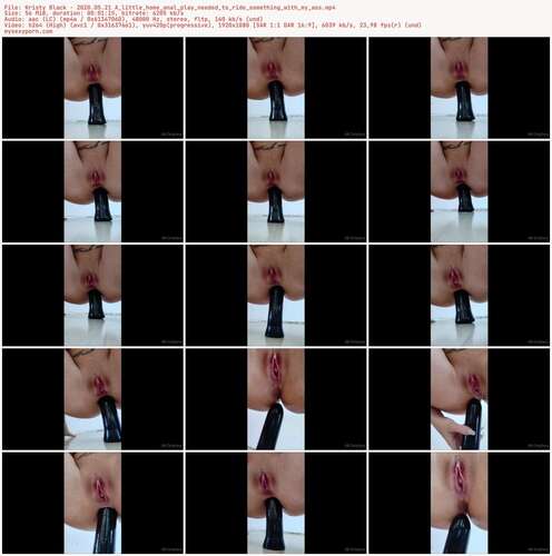 Kristy Black - 2020.05.21 A Little Home Anal Play Needed To Ride Something With My Ass 1080p - Preview