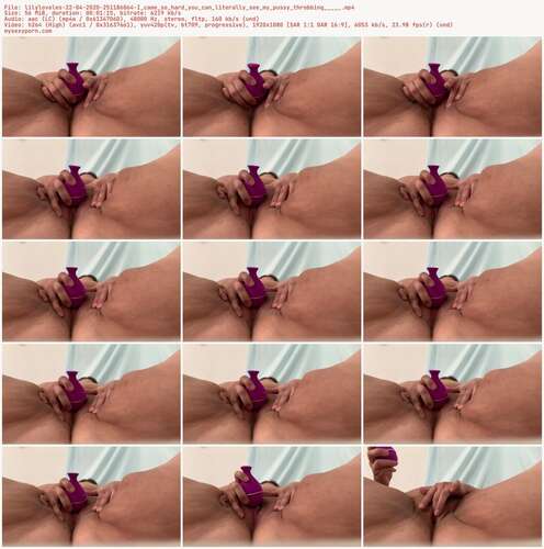 Lilyloveles - 22 04 2020 251186064 - I Came So Hard You Can Literally See My Pussy Throbbing 1080p - Preview