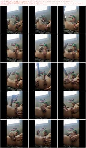 Littlespittle - 23 04 2020 253504165 - I Tease My Pussy With My Glass Tentacle Trying To Push My Butt Plug Out Of My Ass By Putt 1080p - Preview